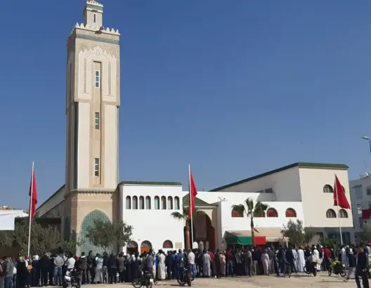 ترتيبات واستنفار بمحيط مسجد سيؤدي فيه الملك صلاة الجمعة بأكادير (صور)