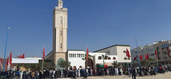 ترتيبات واستنفار بمحيط مسجد سيؤدي فيه الملك صلاة الجمعة بأكادير (صور)