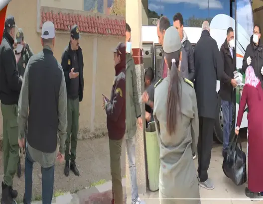 “حالة الطوارئ”.. سلطات إفران تشرف على نقل المسافرين من المحطة (فيديو)