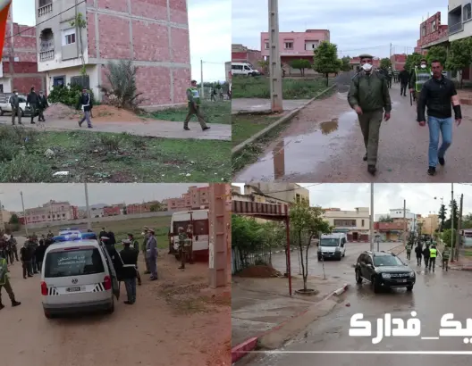 تدخلات أمنية صارمة لفرض حالة الطوارئ بسبع عيون (فيديو)