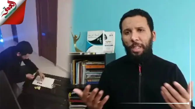 خلال الحجر الصحي.. ممثل مغربي يقدم مسرحيات على المباشر (فيديو)