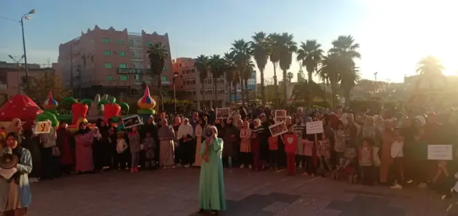 نساء ببني ملال يخلدن 8 مارس بوقفة رمزية