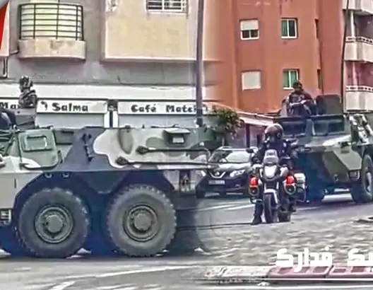 بعد فرض حالة الطوارئ الصحية.. الجيش ينزل لشوارع سلا
