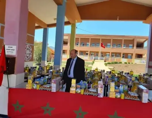 مديرية بني ملال تخصص مواد الإطعام المدرسي لفقراء الإقليم