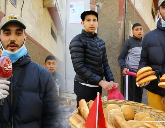 “كورونا”.. متطوعون بسلا يوزعون الخبز مجانا على الأسر المتضررة (فيديو)