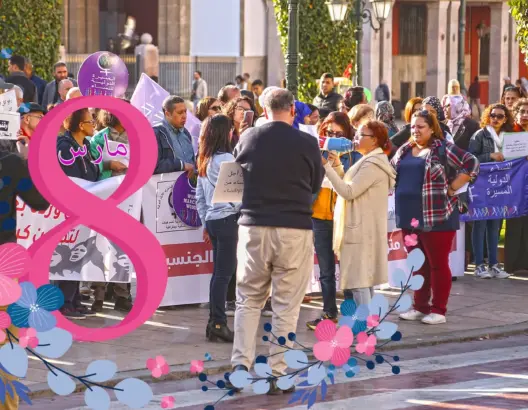 8 مارس .. هيئات تحتج أمام البرلمان للمطالبة بتفعيل حقوق للمرأة (فيديو)
