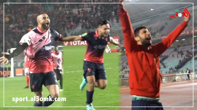 هكذا احتفل لاعبو الوداد بعد التأهل(فيديو)