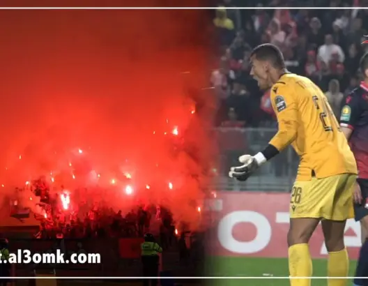 هكذا أوقفت جماهير الوداد المباراة من أجل إلتقاط الأنفاس بعد ضغط النجم الساحلي(فيديو)