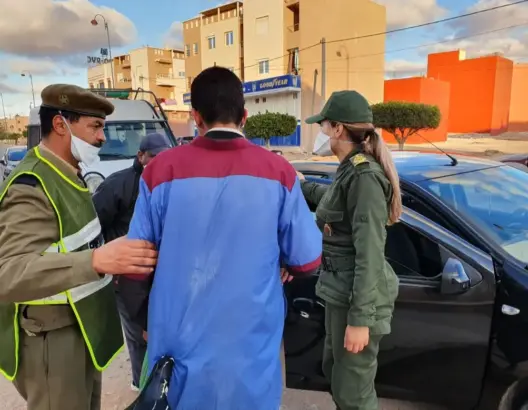 توقيف أزيد من مليون ونصف مغربي بسبب خرق حالة الطوارئ منذ يوليوز