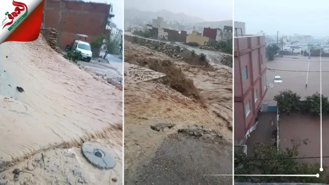 تزامنا مع “كورونا”.. فيضانات وسيول بقرى شفشاون وتطوان والحسيمة تخلف خسائر (فيديو)
