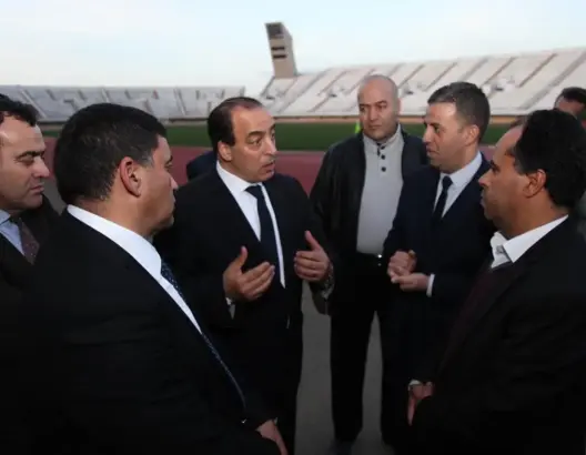 عبيابة يعطي توجيهاته لإتمام أشغال المركب الرياضي بفاس