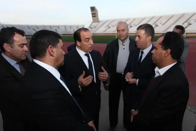 عبيابة يعطي توجيهاته لإتمام أشغال المركب الرياضي بفاس