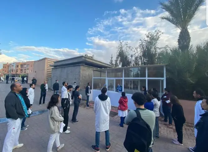 جبهة محاربة كورونا بمراكش تتعزز بطلبة الطب وأطباء من القطاع الخاص
