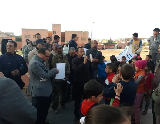 تنسيقية الدفاع عن حديقة “أمالو” بخنيفرة تخرج للإحتجاج (صور)