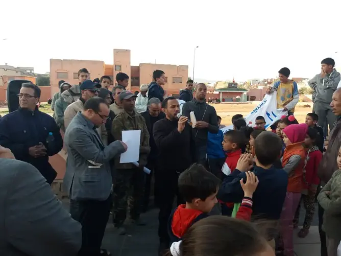تنسيقية الدفاع عن حديقة “أمالو” بخنيفرة تخرج للإحتجاج (صور)