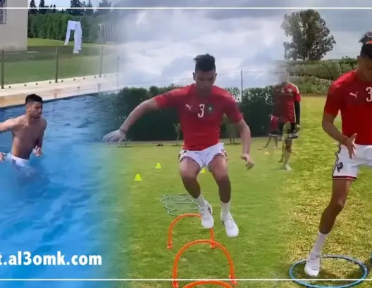 نجم الوداد يواصل الإستعداد من أجل نصف نهائي عصبة الأبطال(فيديو)