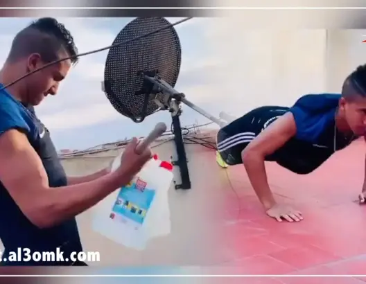 بوسائل تقليدية فوق السطح.. طه مريد يواصل برنامجه التدريبي بالحجر الصحي المنزلي (فيديو)