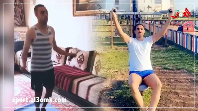 هكذا يخوض الصالحي والهجهوج تدريباتهما في الحجر الصحي(فيديو)