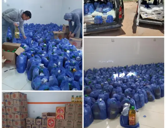 شباب سخّروا مجهوداتهم لجمع التبرعات وتوزيعها على أسر ضواحي أزيلال