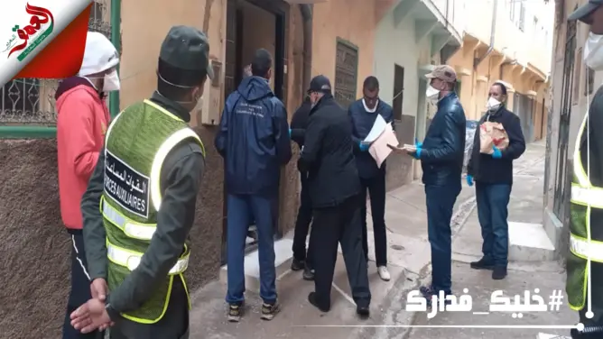 إفران.. دعم 20 ألف أسرة بالمواد الغذائية وإيواء العشرات بسبب جائحة “كورونا” (صور)