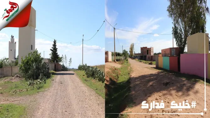 منذ عشرات السنين.. سكان جماعة بالجاجب بدون إنارة عمومية (صور)