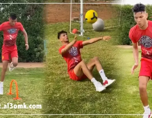 قوة وعزيمة.. تدريبات شاقة لأشرف داري (فيديو)