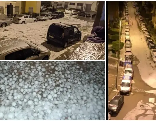 في مشهد غير مألوف.. “التبروري” يكسي مدينة طنجة بالبياض وتساقط غزير للأمطار (فيديو صور)