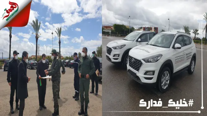 عامل تاونات يسلم وحدتين طبيتين متنقلتين لوزارة الصحة (صور)