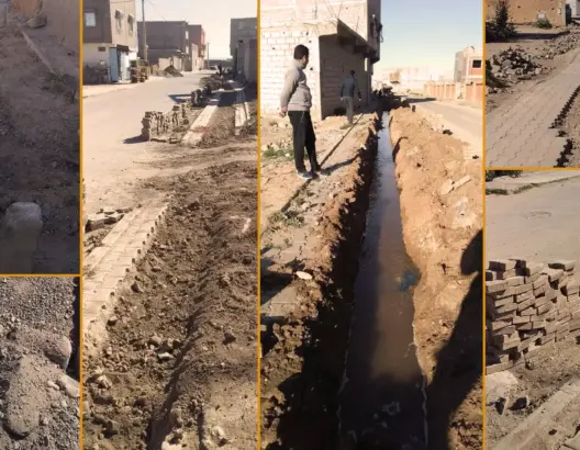 مستثمر يخرب الملك العمومي بجماعة بشيشاوة لتزويد ضيعته بالمياه (صور)