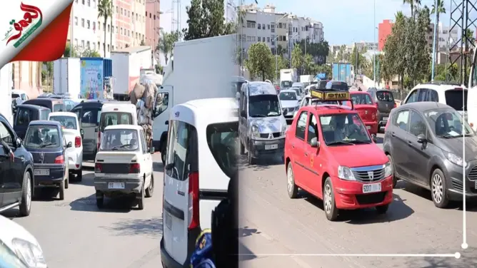 في ثالث أيام رمضان.. اختناق مروري بالبيضاء قبل الإفطار رغم حالة الطوارئ (فيديو)