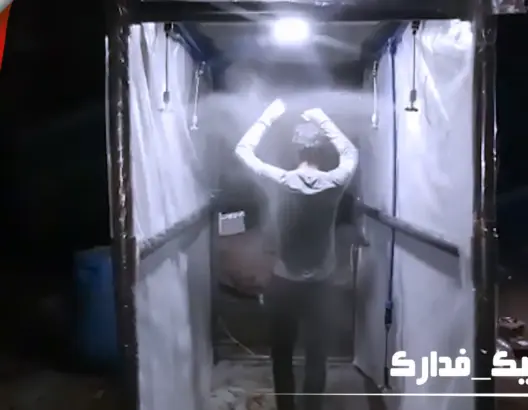 بإمكانيات بسيطة .. شباب قرية بأزيلال يصنعون ممرا آليا للتعقيم (فيديو)