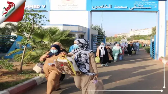 لحظة خروج 20 متعافيا من كورونا من مشفى محمد الخامس بالبيضاء.. وهذه رسالتهم للمغاربة (فيديو)