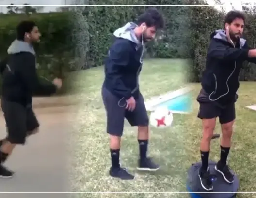 نجم الرجاء محسن متولي يواصل التداريب استعدادا للمنافسات (فيديو)