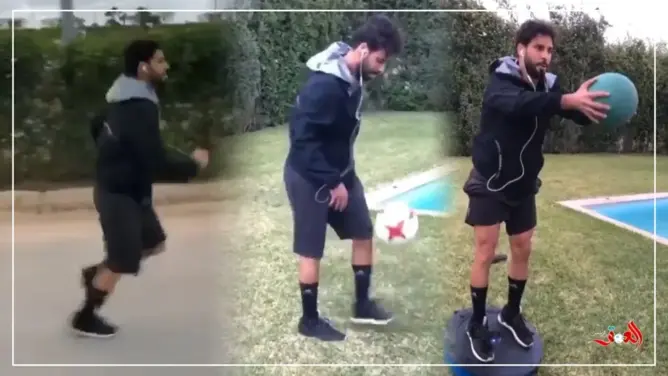 نجم الرجاء محسن متولي يواصل التداريب استعدادا للمنافسات (فيديو)