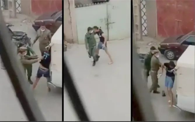 تعنيف عناصر من القوات المساعدة لشاب بمراكش يثير الغضب (فيديو)