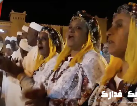الركبة الزاكورية بصوت نسائي في أحد الأعراس المحلية