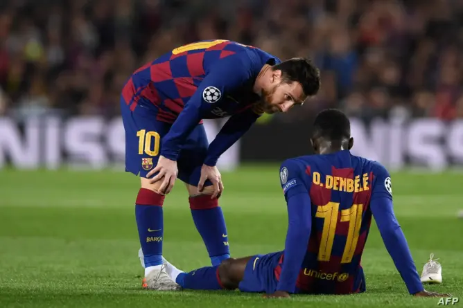 برشلونة يعلن خضوع نجمه لفحص فيروس كورونا