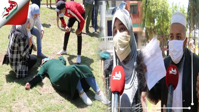 غضب وإغماءات.. عمال يحتجون بالبيضاء بسبب تجديد عقود العمل وتعويضات شهرية هزيلة (فيديو)