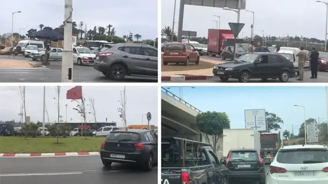 “كورونا” .. الأمن يشدد المراقبة على تنقل السيارات بالرباط وسلا (صور)