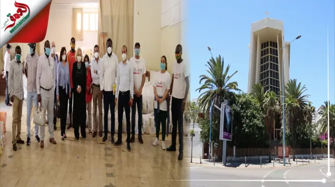 جمعية توزع 8500 قفة على مهاجرين أجانب متضررين من كورونا بالرباط والبيضاء (فيديو)