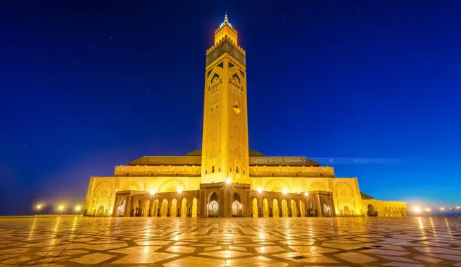 حبس أربعة موظفين “سرقوا أموال” مسجد الحسن الثاني بالبيضاء