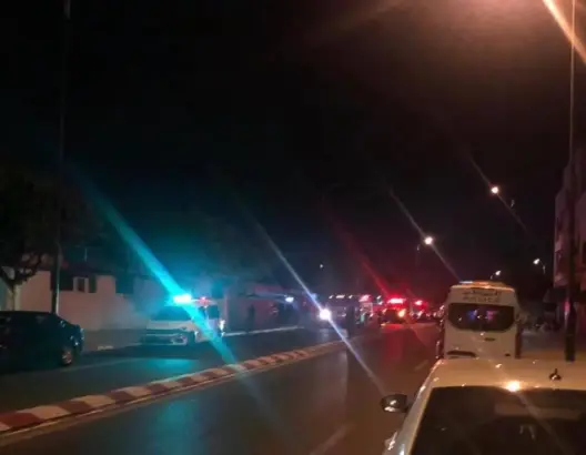 اندلاع حريق بمعمل وسط الدشيرة الجهادية (صور)