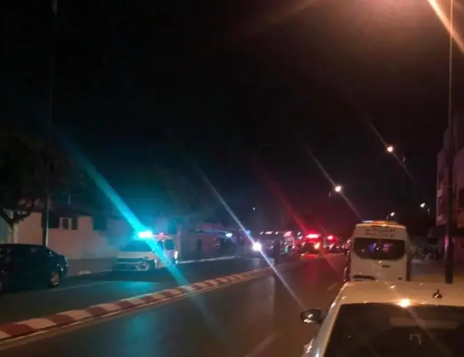 اندلاع حريق بمعمل وسط الدشيرة الجهادية (صور)