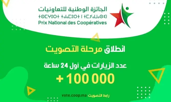 100 ألف زائر لمنصة الجائزة الوطنية للتعاونيات