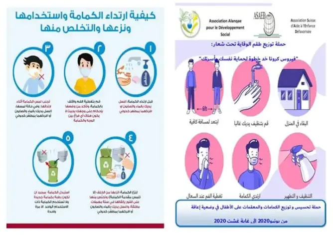 جمعية العنقاء توزع “كمامات وقائية” على الأطفال في وضعية إعاقة بخنيفرة