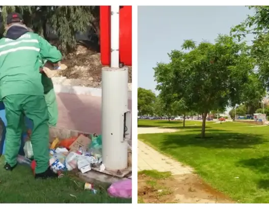 في أولى أيام رفع الحجر: حديقة بأكادير تتحول إلى “مزبلة”.. والبلدية تتدخل (صور)