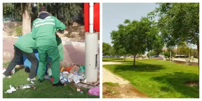 في أولى أيام رفع الحجر: حديقة بأكادير تتحول إلى “مزبلة”.. والبلدية تتدخل (صور)