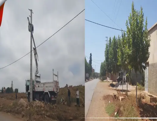 لتحسين جودة الخدمات..  أشغال تقوية شبكة الكهرباء تنطلق ببودربالة (صور)