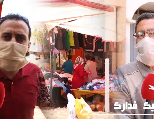 سكان بتمارة يحذرون من انتشار كورونا بسبب محلات عشوائية لـ”البال” (فيديو)