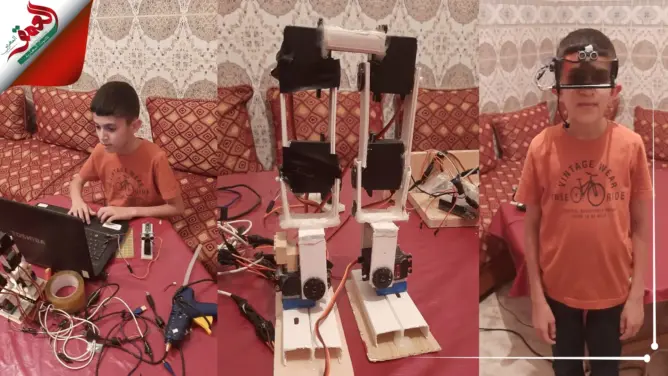بإمكانيات بسيطة.. تلميذ مغربي يبتكر نظارات تنبه لمسافة الأمان وربوت ويؤكد: باغي نولي عَاِلم